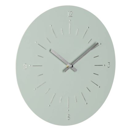 Eglo - Zidni sat 1xAA pr. 30 cm zelena