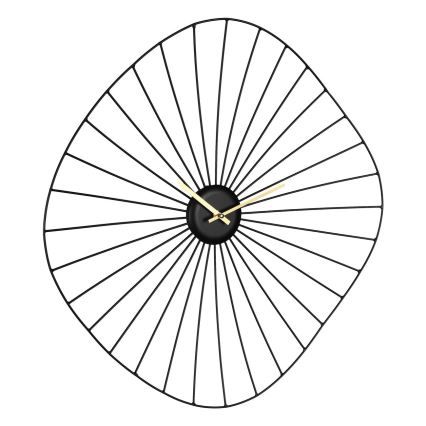 Eglo - Zidni sat 1xAA 60x60 cm crna