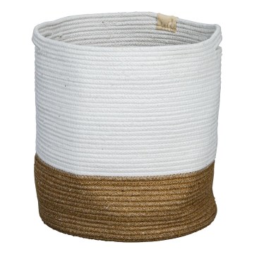 Eglo 426501 - Dekorativni koš TOYAMA 40x35 cm bijela/bež