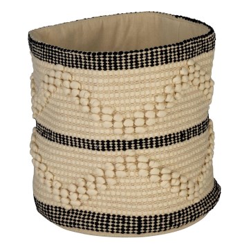 Eglo 426518 - Dekorativni koš TOYAMA 25x25 cm bež/crna