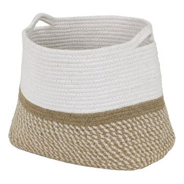 Eglo 426562 - Dekorativna košara TOYAMA 25x30 cm bijela/bež