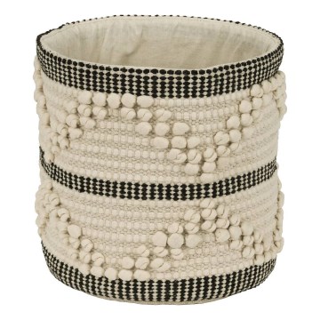 Eglo 426563 - Dekorativni koš TOYAMA 20x20 cm bež/crna