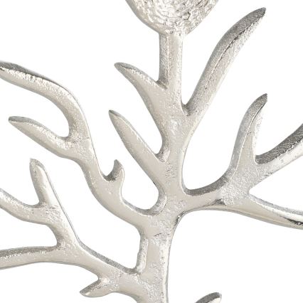 Eglo - Metalna dekoracija 32x19 cm srebrna