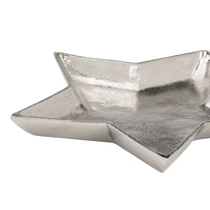 Eglo 427425 - Dekorativni poslužavnik AMBOLOSY 30x32 cm srebrni