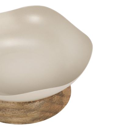 Eglo - Dekorativni poslužavnik pr. 14,5 cm bež