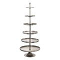 Eglo 427652 - Stalak za posluživanje BABIRIK 206x79 cm srebrni