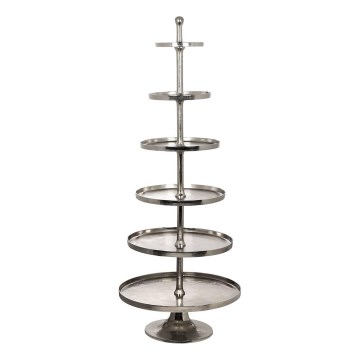 Eglo 427652 - Stalak za posluživanje BABIRIK 206x79 cm srebrni