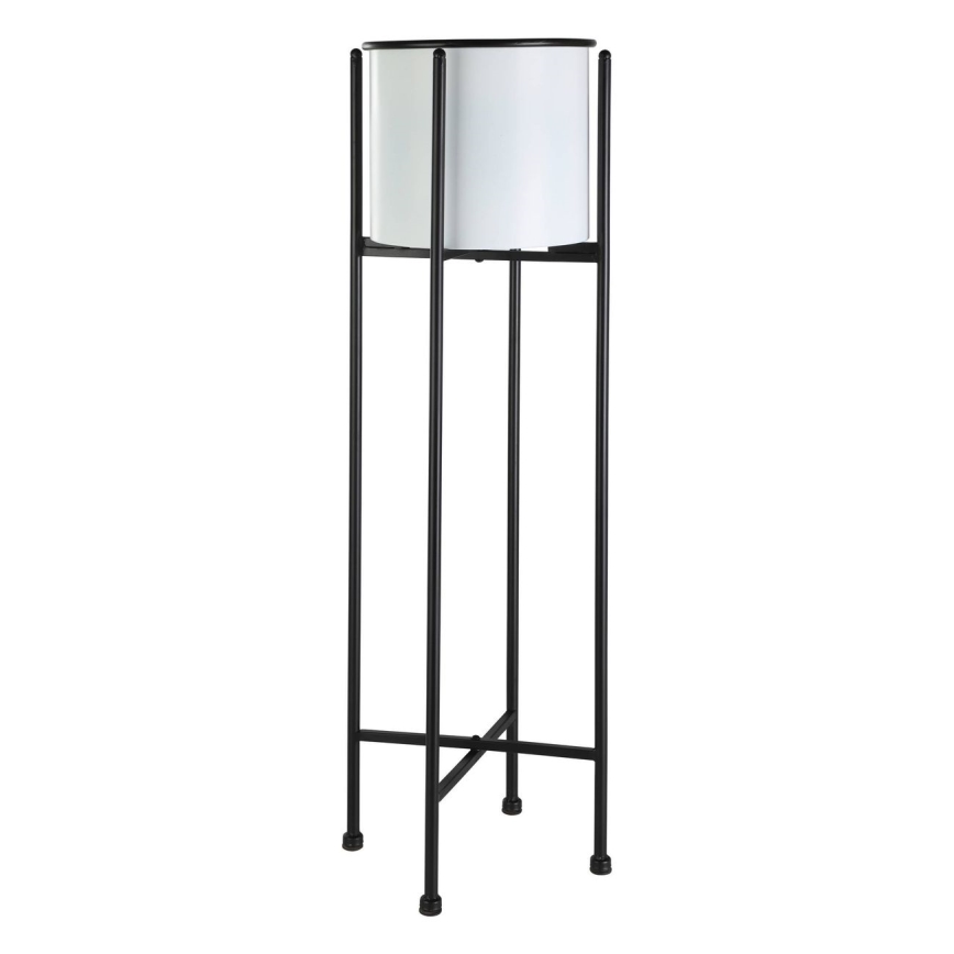 Eglo - Metalni cvjetnjak 85,7x24,7 cm bijela/crna
