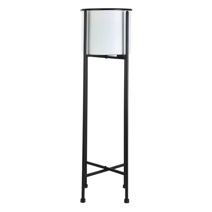 Eglo - Metalni cvjetnjak 85,7x24,7 cm bijela/crna