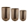 Eglo 428097 - SET od 3 metalnih vaza OKAYAMA 77 x 51 cm, brončane