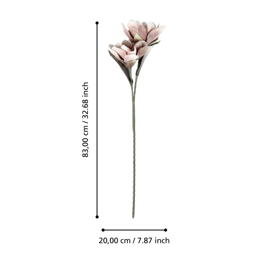 Eglo - Umjetni cvijet 83 cm ružičasta