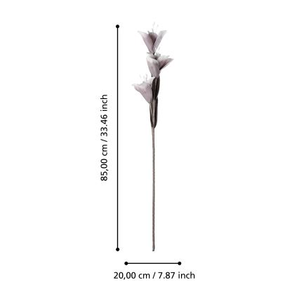 Eglo - Umjetni cvijet 85 cm ljubičasta