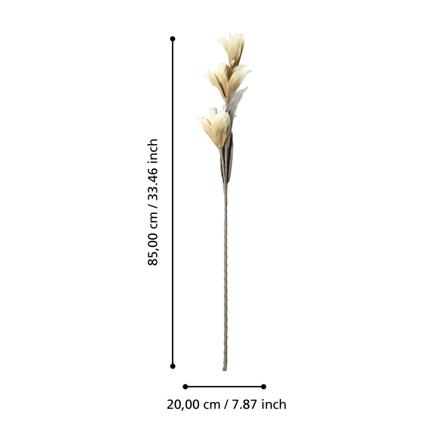 Eglo - Umjetni cvijet 85 cm žuta