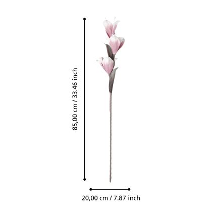 Eglo - Umjetni cvijet 85 cm ružičasta