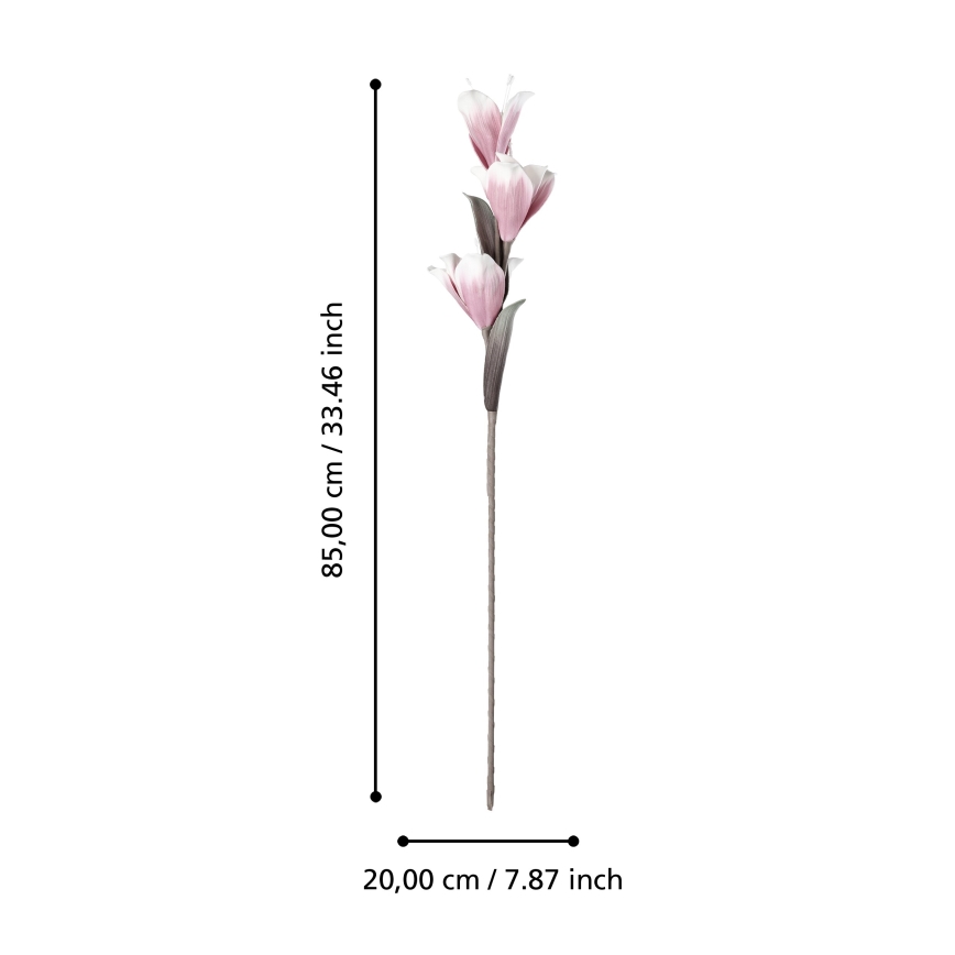 Eglo - Umjetni cvijet 85 cm ružičasta