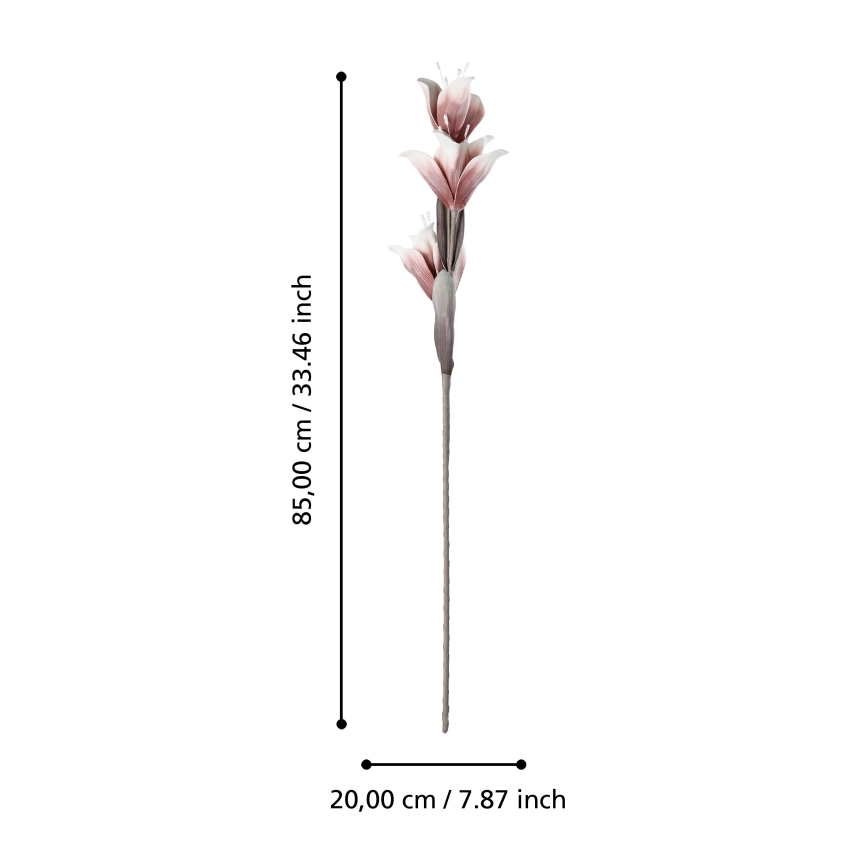 Eglo - Umjetni cvijet 85 cm crvena
