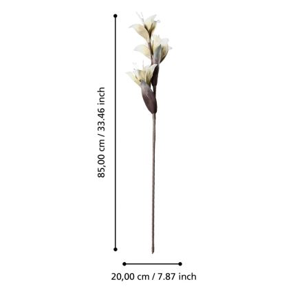 Eglo - Umjetni cvijet 85 cm bijela