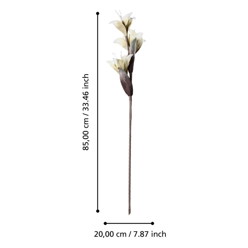 Eglo - Umjetni cvijet 85 cm bijela