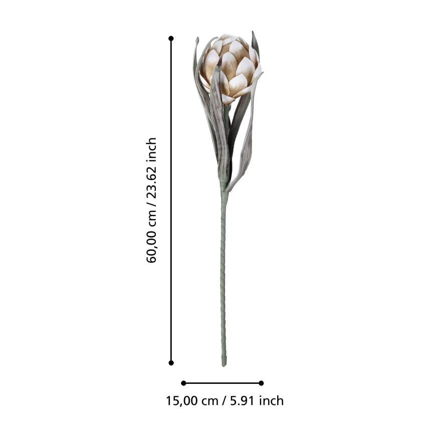 Eglo - Umjetni cvijet 60 cm bež