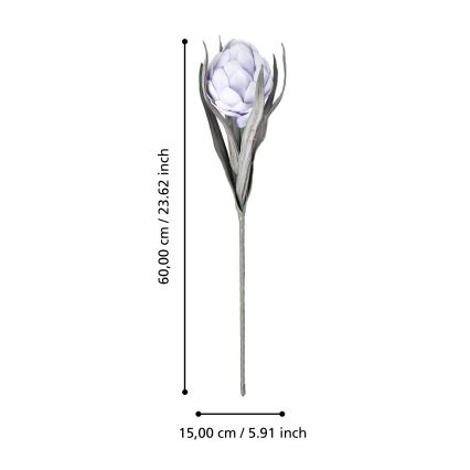 Eglo - Umjetni cvijet 60 cm ljubičasta
