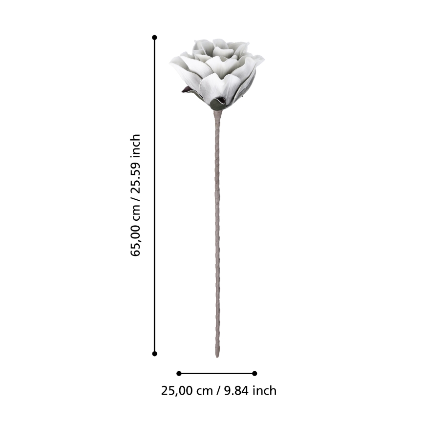 Eglo - Umjetni cvijet 65 cm bijela