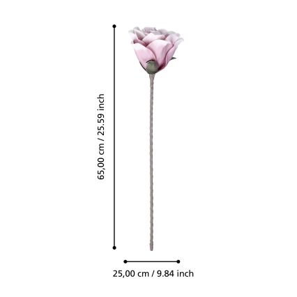 Eglo - Umjetni cvijet 65 cm ružičasta