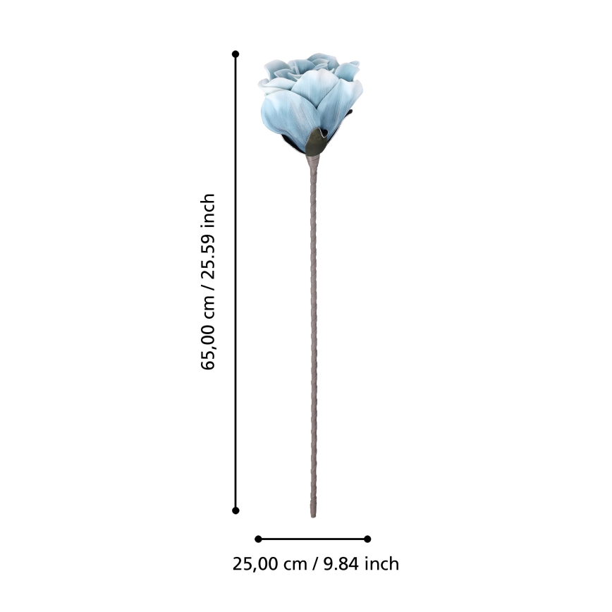 Eglo - Umjetni cvijet 65 cm plava