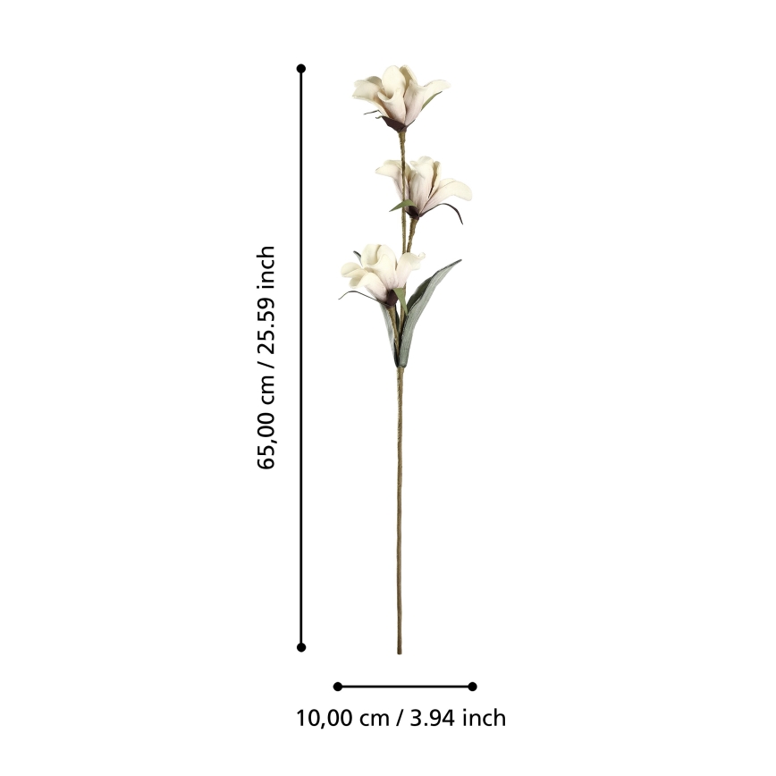Eglo - Umjetni cvijet 65 cm bež