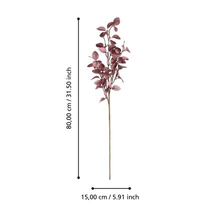 Eglo - Umjetni cvijet 80 cm ružičasta