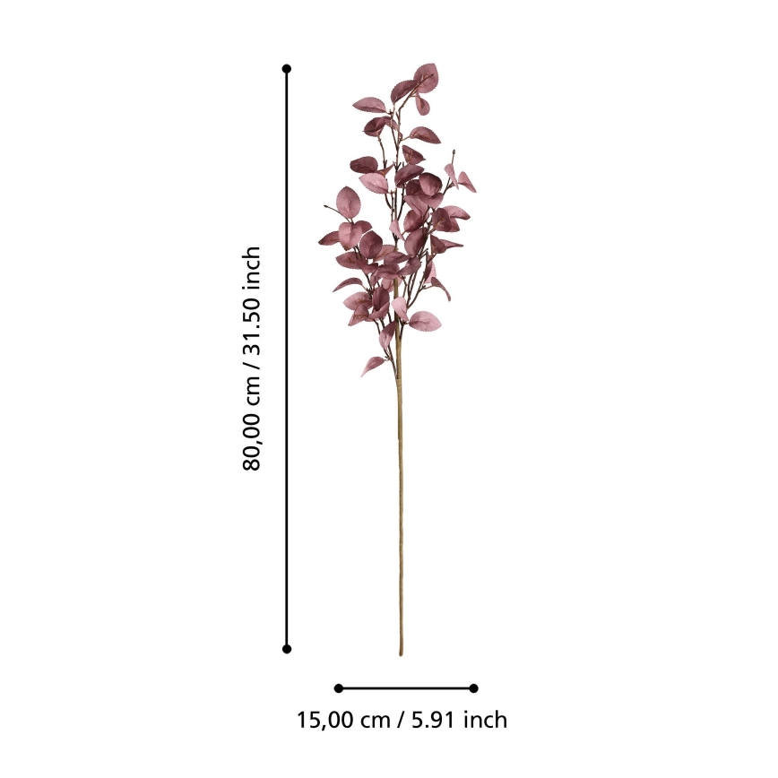 Eglo - Umjetni cvijet 80 cm ružičasta