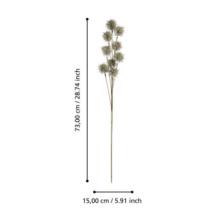 Eglo - Umjetni cvijet 73 cm zlatna