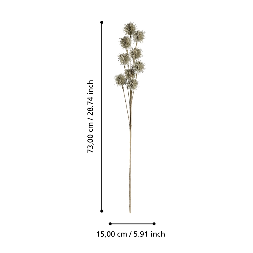Eglo - Umjetni cvijet 73 cm zlatna
