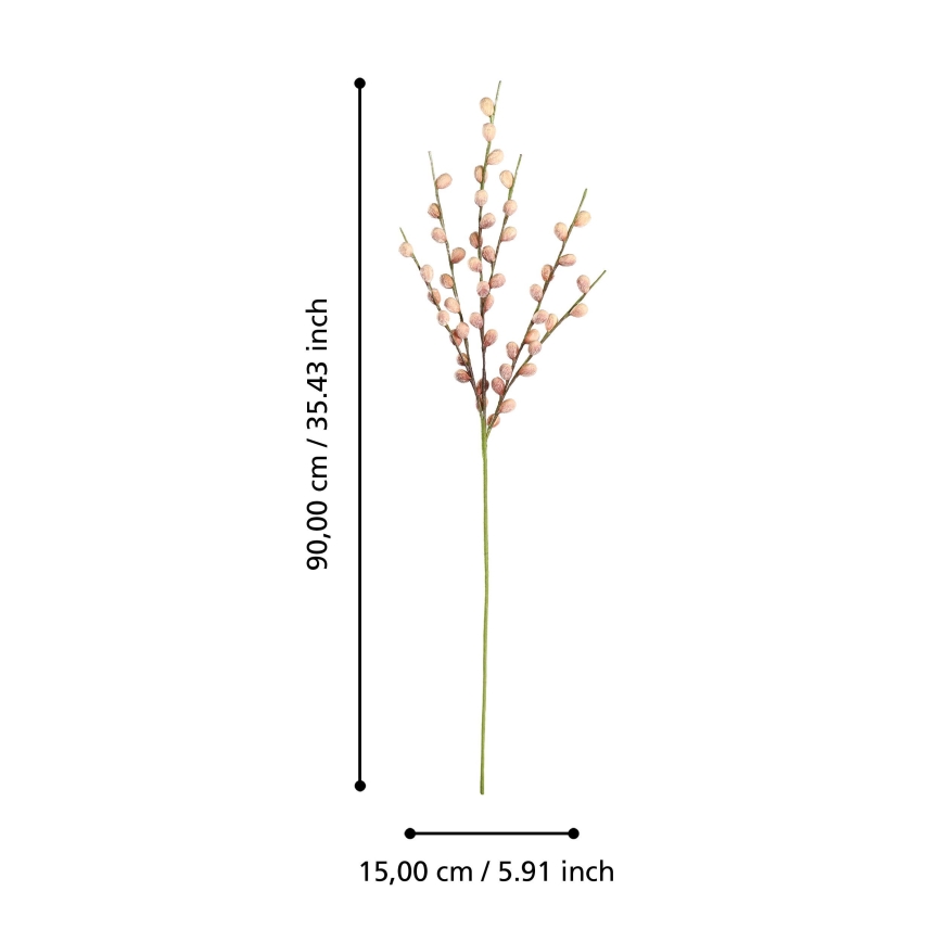 Eglo - Umjetni cvijet 90 cm ružičasta