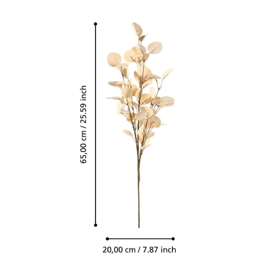 Eglo - Umjetni cvijet 65 cm zlatna