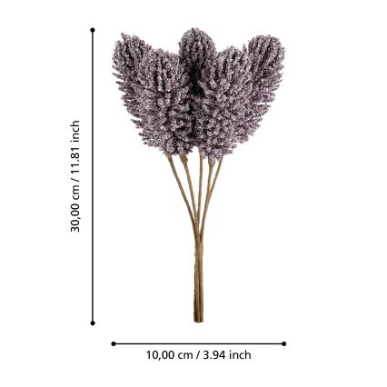 Eglo - Umjetni cvijet 30 cm ljubičasta