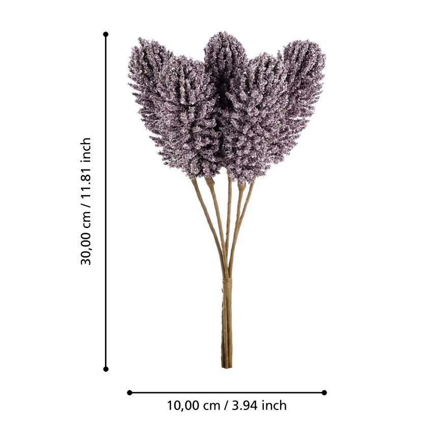 Eglo - Umjetni cvijet 30 cm ljubičasta