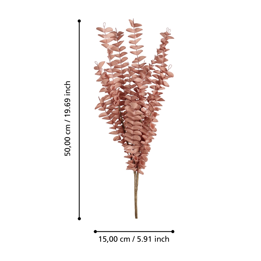 Eglo - Umjetni cvijet 50 cm crvena