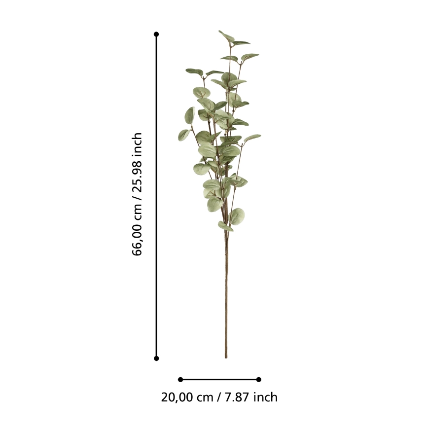 Eglo - Umjetni cvijet 66 cm zelena