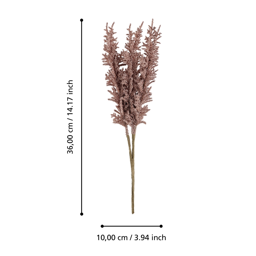 Eglo - Umjetni cvijet 36 cm crvena