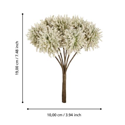 Eglo - Umjetni cvijet 19 cm žuta