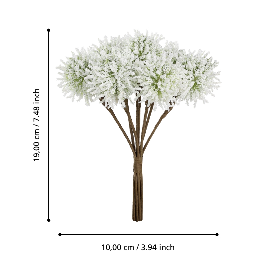 Eglo - Umjetni cvijet 19 cm bijela