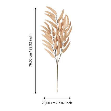 Eglo - Umjetni cvijet 76 cm narančasta