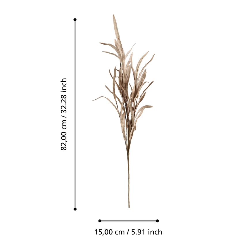 Eglo - Umjetni cvijet 82 cm smeđa