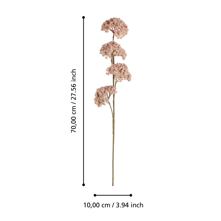 Eglo - Umjetni cvijet 70 cm ružičasta