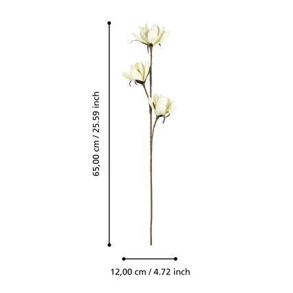 Eglo - Umjetni cvijet 65 cm žuta