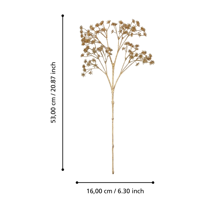 Eglo - Umjetni cvijet 53 cm zlatna