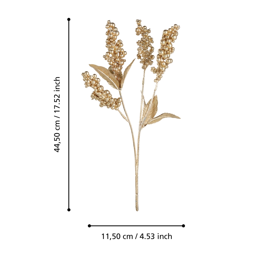 Eglo - Umjetni cvijet 44,5 cm zlatna