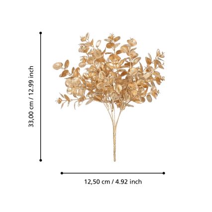 Eglo - Umjetni cvijet 33 cm zlatna