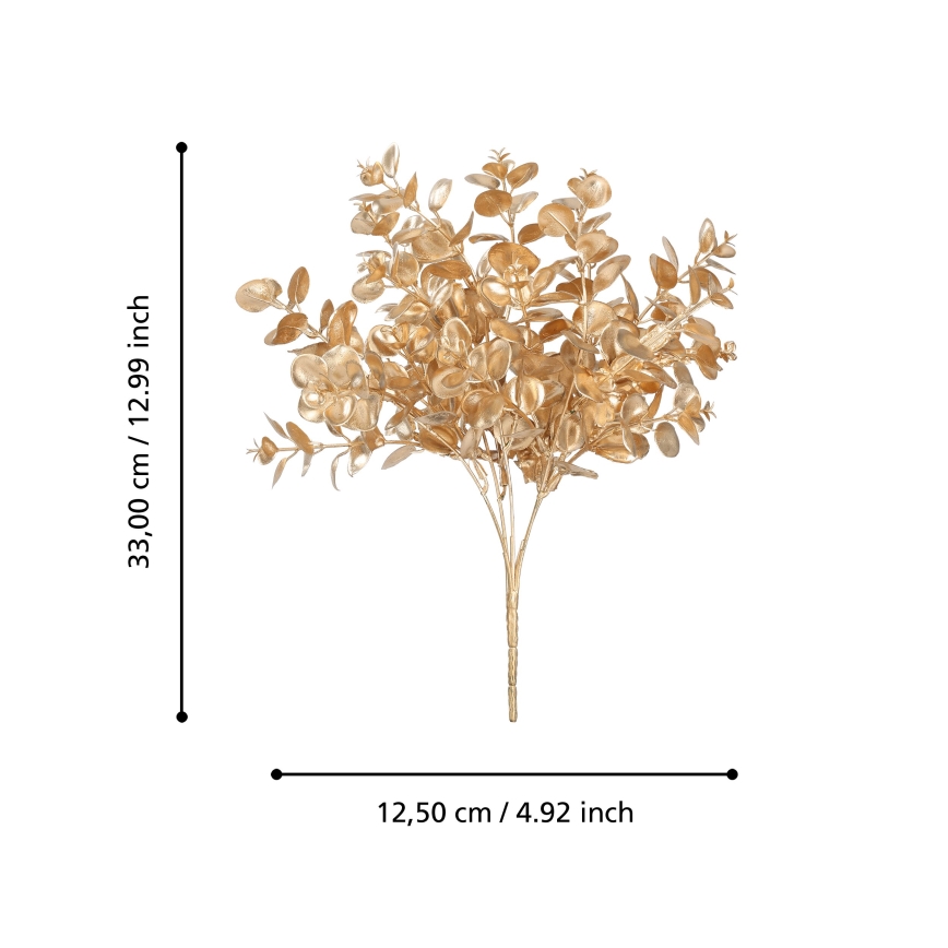 Eglo - Umjetni cvijet 33 cm zlatna