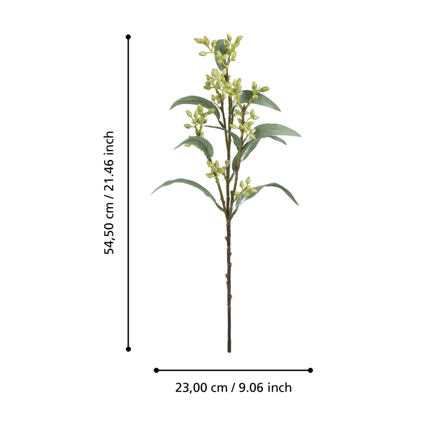 Eglo - Umjetni cvijet 54,5 cm zelena